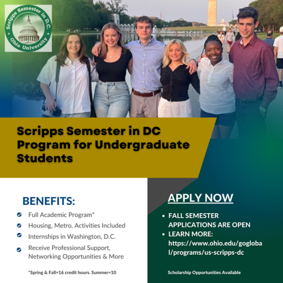  Scripps Semester  in DC Program for Undergraduate Students 